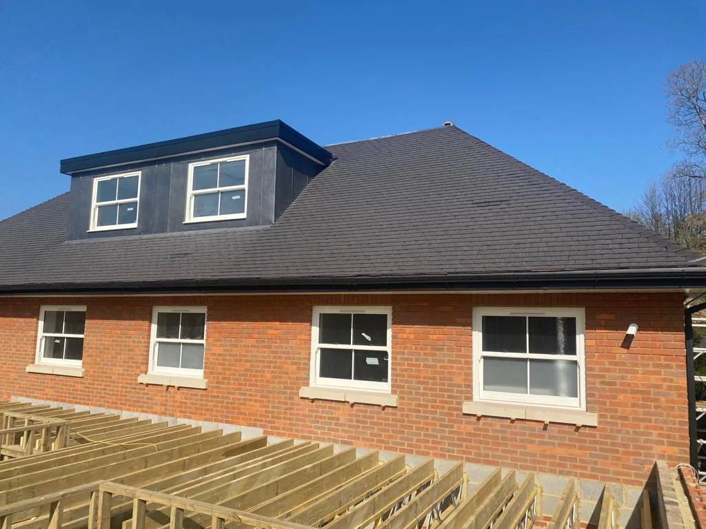 Completed rear elevation at Beech Waye